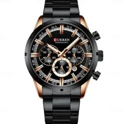 CURREN Men Watch Top Brand Luxury Sports Quartz Mens Watches Full Steel Waterproof Chronograph Wristwatch Men Relogio Masculino
