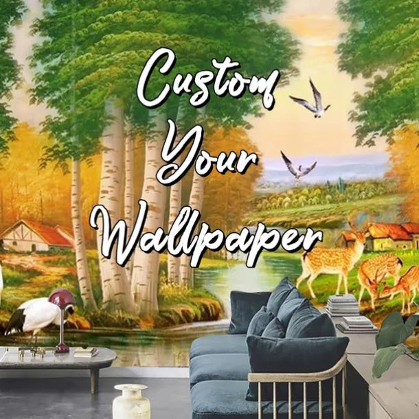 Custom Wallpaper Personalized Peel and Stick Make your Own Mural 3D Livingroom Bedroom Kitchen Bathroom 110"x142"(280x360cm)