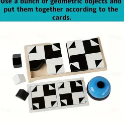 3D Difficult Block Game Show Your IQ To The Fullest Putt These Geometric Objects Together To Form A Whole According To The Card's Requirements Holiday Gift halloween christmas gift
