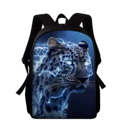 3D Fire Tiger Backpack for Boys and Teens – Large Capacity Animal Print School Bag for Middle and High School, Lightweight and Durable Bookbag for Daily Use