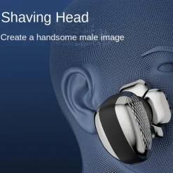 9D Independent Floating Heads Electric Shaver , Head Shaver For Bald Men 5 In 1 Bald Head Razor Grooming Kit, USB Rechargeable Electric Razor For Men, Wet/Dry Bald Head Razor With Rotary Blades, Clippers, Nose Trimmer