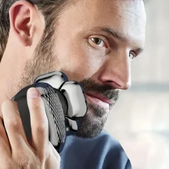 9D Independent Floating Heads Electric Shaver , Head Shaver For Bald Men 5 In 1 Bald Head Razor Grooming Kit, USB Rechargeable Electric Razor For Men, Wet/Dry Bald Head Razor With Rotary Blades, Clippers, Nose Trimmer