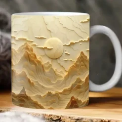 3D Jesus Mug 3D Print Coffee Cup Mug Gift for Christians White Ceramics 330ml 12oz Birthdays Anniversaries Christmas Weddings Best Gifting Ideas for Christian