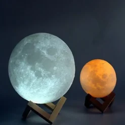 3D Moon Lamp 16 Colors Change Galaxy Moon LED Night Light USB Remote&Touch Control Gifts for Girls Boys Kids Women Birthday