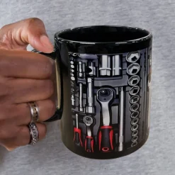 3D Print Mechanic Toolbox Set Mug, Ceramic Coffee Mug, Mechanic Toolbox Print Cup,Gifts for Men
