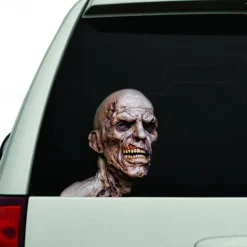 3D Stickers Zombie Vinyl Death Decal Car Stickers Halloween Stickers Pack Zombie Laptop Decorations