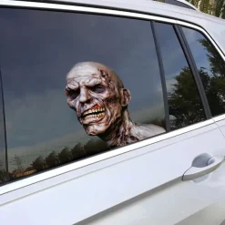 3D Stickers Zombie Vinyl Death Decal Car Stickers Halloween Stickers Pack Zombie Laptop Decorations