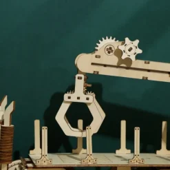 3D Wooden Puzzles DIY Model Truck Crane Puzzle Toy Gift for Adults and Teens Festival/Birthday Gift