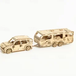 3D Wooden Puzzles DIY Model Rv Puzzle Toy Gift for Adults and Teens Festival/Birthday Gift