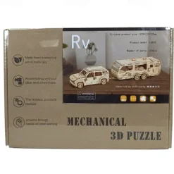 3D Wooden Puzzles DIY Model Rv Puzzle Toy Gift for Adults and Teens Festival/Birthday Gift