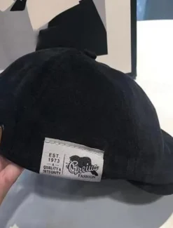 Daily Forward Cap Peaky Caps for Women British Western Style Ivy Cap Classic Autumn Vintage Linen Beret