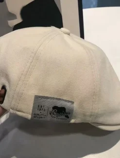 Daily Forward Cap Peaky Caps for Women British Western Style Ivy Cap Classic Autumn Vintage Linen Beret