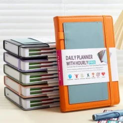 Daily Planner Notebook Productivity Planner Weekly & Monthly Planner Appointment Book To-Do List & Notebook A5 Size 1 PCS