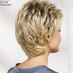 Daisy WhisperLite Wig Updated Shag Wig with Flirty Fringe and Flattering Layers / Multi-Tonal Shades of Blonde Silver Brown and Red