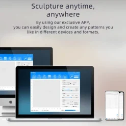 DAJA DJ6 Laser Engraver DIY Marking Portable Engraving Machine for DIY Handcraft Logo Mark Printer 80x80mm Carving Area with 4PCS Raised Columns Goggles Support Wireless Mobile Connection Wood