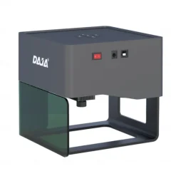 DAJA DJ6 Laser Engraver DIY Marking Portable Engraving Machine for DIY Handcraft Logo Mark Printer 80x80mm Carving Area with 4PCS Raised Columns Goggles Support Wireless Mobile Connection Wood