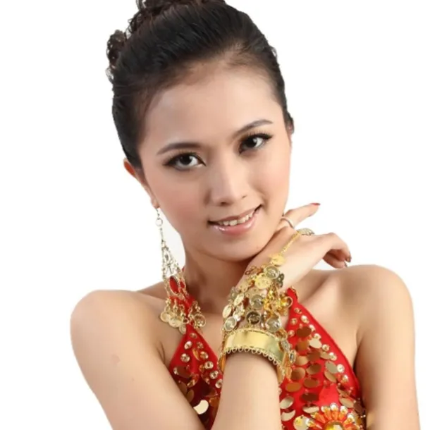 Dance Accessories 1 Bracelet Coin Tassel Women's Training Performance Sequined Metal / Christmas Decorations / Halloween Decorations