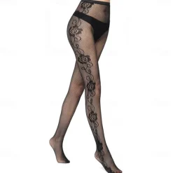 Dance Accessories Socks Printing Pure Color Splicing Women's Party Daily Wear Polyester