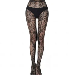 Dance Accessories Socks Printing Hollow-out Pure Color Women's Party Daily Wear Polyester