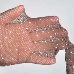 Dance Accessories Socks Rhinestone Women's Party Daily Wear Polyester Sexy Hot Stockings Pantyhose