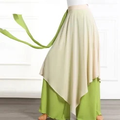 Dance Basic Women's Daily Bottoms Activewear Pants Sashes / Ribbons Ruching Splicing Women's Training Performance High Chiffon