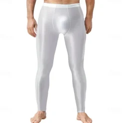 Dance Costumes Activewear Pole dance Pants Pure Color Men's Performance Training High Nylon