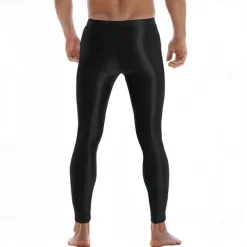 Dance Costumes Activewear Pole dance Pants Pure Color Men's Performance Training High Nylon