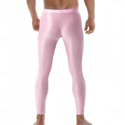 Dance Costumes Activewear Pole dance Pants Pure Color Men's Performance Training High Nylon