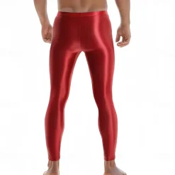 Dance Costumes Activewear Pole dance Pants Pure Color Men's Performance Training High Nylon