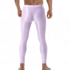 Dance Costumes Activewear Pole dance Pants Pure Color Men's Performance Training High Nylon