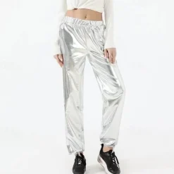 Dance Costumes Exotic Dancewear Pole dance Pants Ruching Pure Color Women's Performance Training Natural Polyester