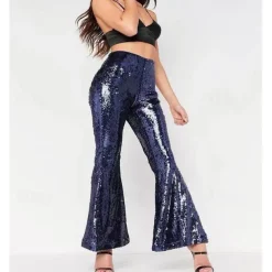 Dance Costumes Pants Glitter Sequins Women's Performance Party Natural Sequined