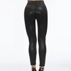 Dance Costumes Pants Pattern / Print Plaid 3/4 hidden Zipper Women's Performance Theme Party High PU