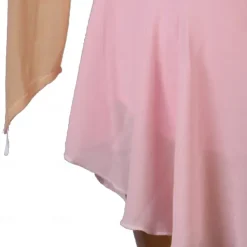 Dance Salsa Latin Dance Dress Rhinestone Tassel Women's Girls' Performance Training Long Sleeve High Spandex Tulle