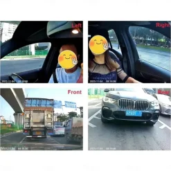 Dash Cam 4Channel 1080P Driving Recorder HD1080P Front Inside Rear View Infrared Night Vision Car Charge Reversing Camera