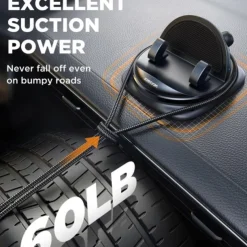 Dashboard Phone Holder Rotatable Phone Holder for Car Dashboard Compatible with All Mobile Phone Phone Accessory