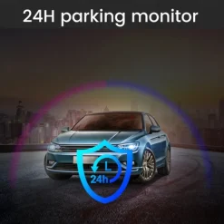 Dashcam Cameras Video Recorder Dual Lens Front and Rear Dash Cam for Cars Remote Intercom and Remote Playback