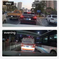 Dashcam Cameras Video Recorder Dual Lens Front and Rear Dash Cam for Cars Remote Intercom and Remote Playback