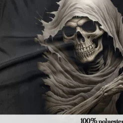 Day of the Dead Men's Skull Polo Shirts Golf Shirt Short Sleeve Polo Shirts Collared Shirts Horror Streetwear Festival Wear Party Outfits 3D Print Buttons Summer Spring Black