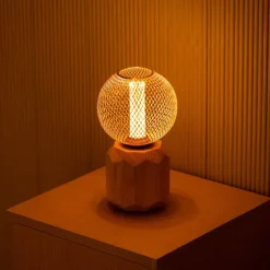 Decorative Light Bulb Black Metal Cage 5W LED Light Bulb White Glass Lampshade 8W E26/E27 LED Light Bulb Base Warm White Edison Decorative Light Bulb Suitable for Home Kitchen and Dining Room