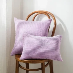 Decorative Toss Pillows Fall Throw Pillow Covers Simple Northern Europe Short Plush Solid Colored Home Office Pillow Case Cover Living Room Bedroom Sofa Cushion Cover Pink Blue Sage Green