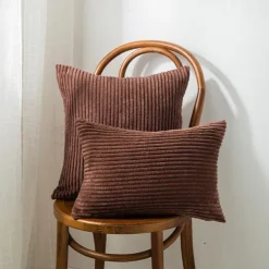 Decorative Toss Pillows Fall Throw Pillow Covers Simple Northern Europe Short Plush Solid Colored Home Office Pillow Case Cover Living Room Bedroom Sofa Cushion Cover Pink Blue Sage Green