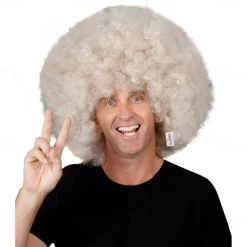 Deluxe 70s Afro Wig Women Huge Blonde Jumbo Afro Disco Costume Wigs 70's Costumes Accessories Daily Party Cosplay Halloween Wig