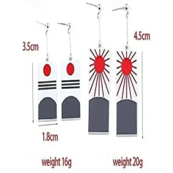 Demon Slayer: Kimetsu no Yaiba Tanjiro Kamado Short Chestnut Brown Heat Resistant Hair Cosplay Wig + A Pair Of Ear-Rings,Just Wig (Color : Just Wig) Halloween Wigs