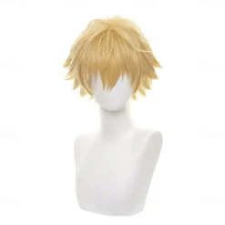 Denji Cosplay Wig for Man and Boys Party Halloween Wigs