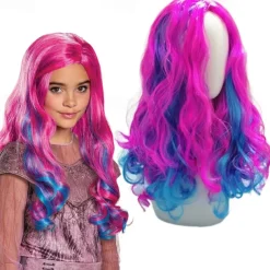 Descendants 3 Women Audrey Wig Mixed colors Synthetic Hair Cosplay Wigs Halloween Wigs