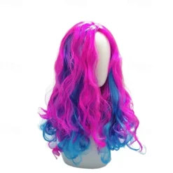 Descendants 3 Women Audrey Wig Mixed colors Synthetic Hair Cosplay Wigs Halloween Wigs