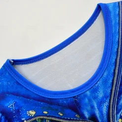 Descendants Evie Dress Gloves Outfits Costume Party Movie Cosplay Kids Masquerade Causal