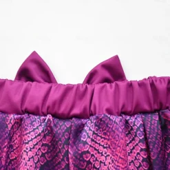 Descendants Mal Skirt Outfits Cosplay Wigs Cosplay Costume Movie Cosplay for Girls' Kids Masquerade Causal