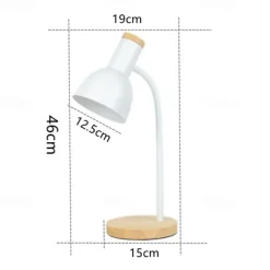 Desk Lamp / Reading Light / Bedside lamps Eye Protection / Swing Arm / Adjustable Simple / Modern Contemporary For Study Room / Office / Girls Room Metal Wood 85-265V